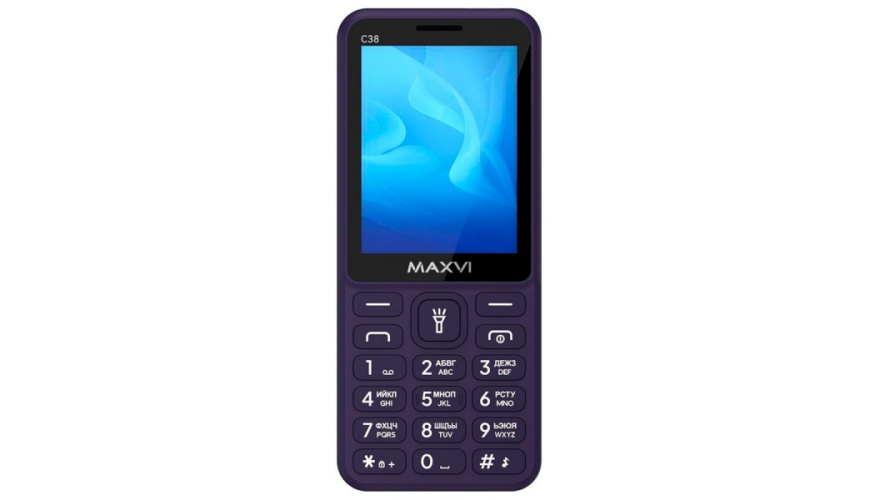 Мобильный телефон MAXVI C38 Purple (Фиолетовый)