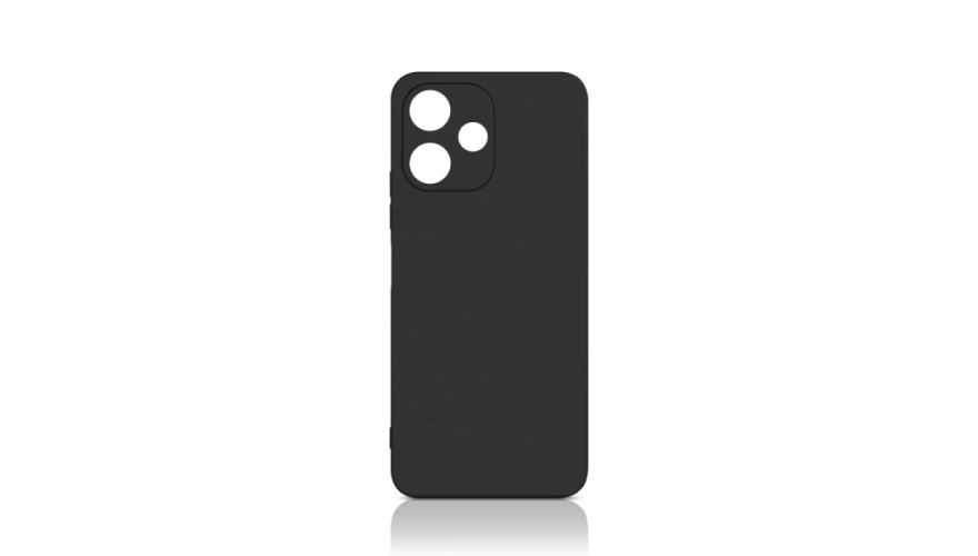 Чехол-накладка силикон для Poco M6 Pro Черный