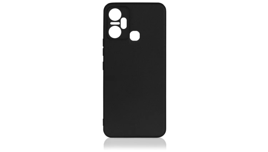 Чехол-накладка силикон DF для Infinix Smart 6 Plus Black