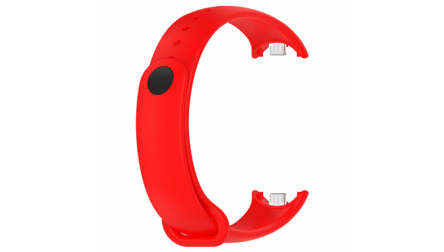Сменный силиконовый ремешок для Xiaomi Mi Band 8/9/10 Красный