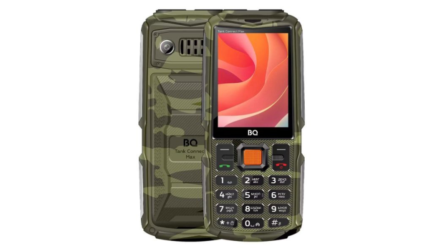Мобильный телефон BQ 2830L Tank Connect Max Comouflage+Gunmetal (Камуфляжный)