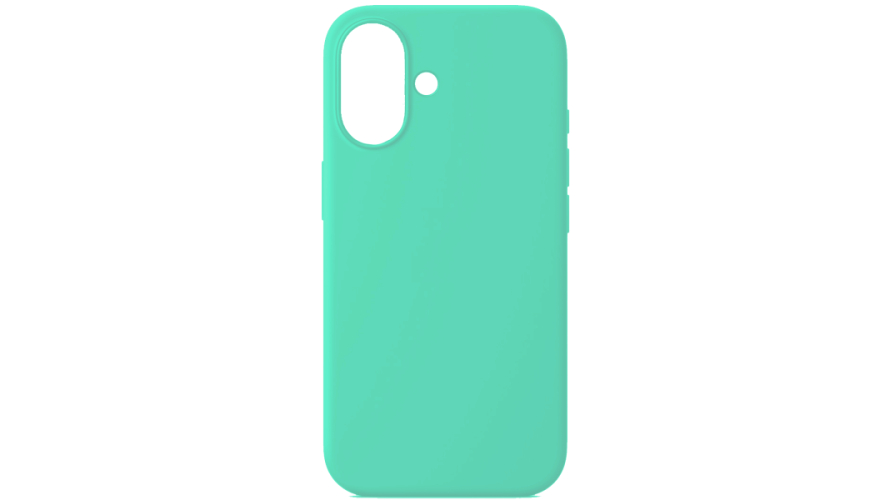 Чехол-накладка силикон Silicone Case для iPhone 16 Бирюзовый