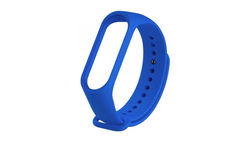 Ремешок силиконовый RedLine для Xiaomi Mi Band 6 Blue
