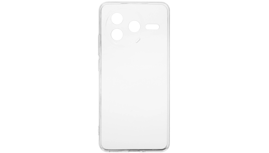 Чехол-накладка силикон для POCO F7 Pro Прозрачный