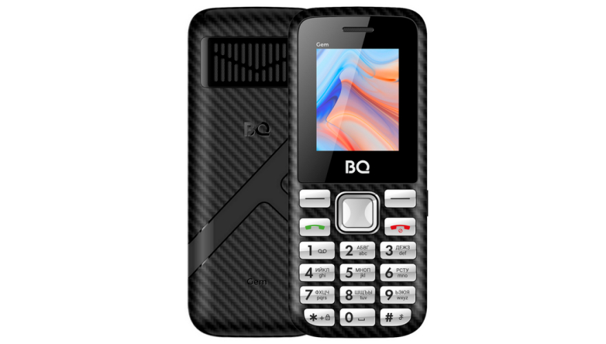 Мобильный телефон BQ 1860 Gem Dual Sim Black (Черный)