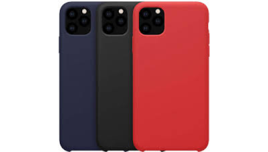 Чехол-накладка силикон для iPhone 11 Pro синяя
