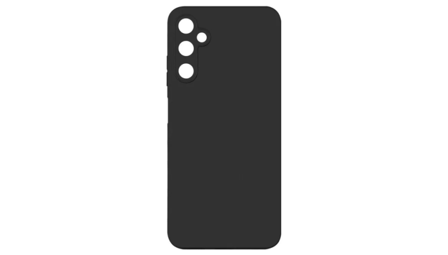 Чехол-накладка силикон Borasco для Samsung Galaxy A34 Черный