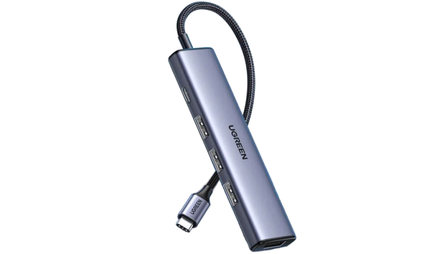 USB-C Разветвитель UGREEN CM473 5в1 (20841) Серый