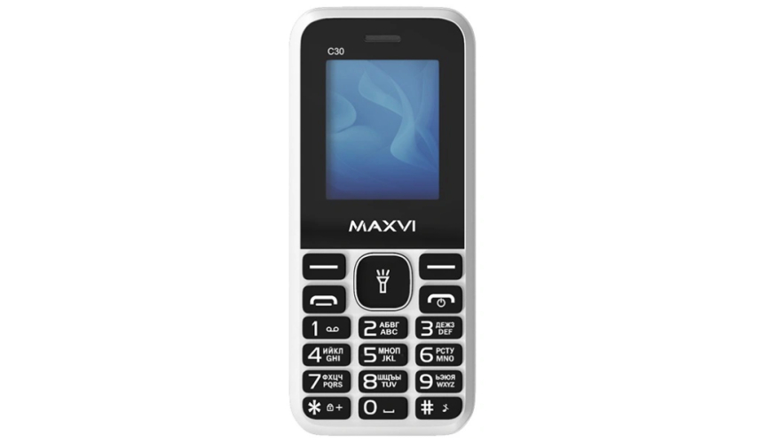 Мобильный телефон MAXVI C30 (Без З\У) White (Белый)