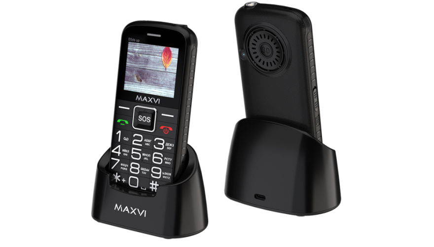 Мобильный телефон MAXVI B5ds up Black (Черный)