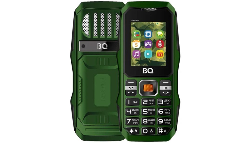 Мобильный телефон BQ 1842 Tank Mini Dual Sim Green (Зеленый)