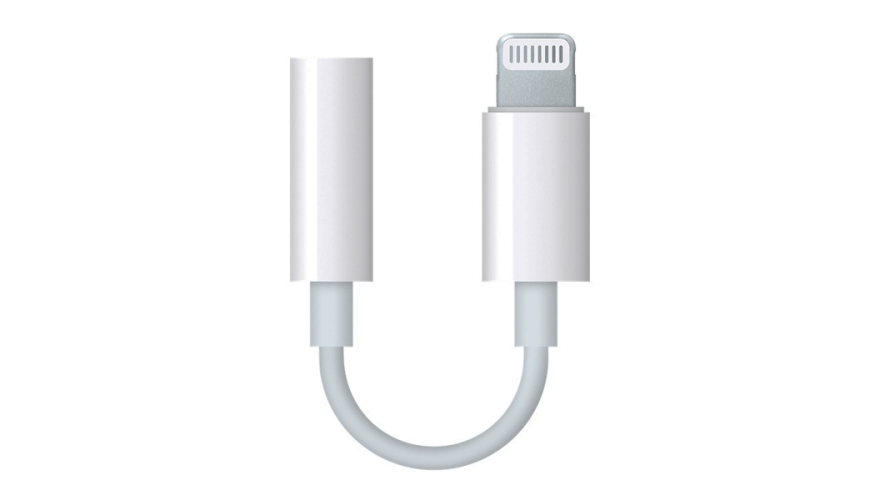 Переходник Apple iPhone Jack 3.5мм - Lightning (MMX62) белый