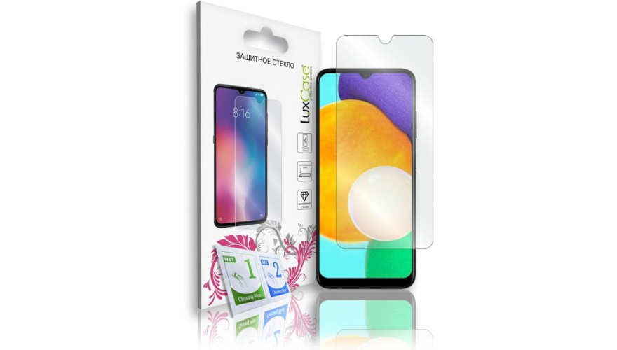 Защитное стекло LuxCase для смартфона Samsung Galaxy A03s SM-A037