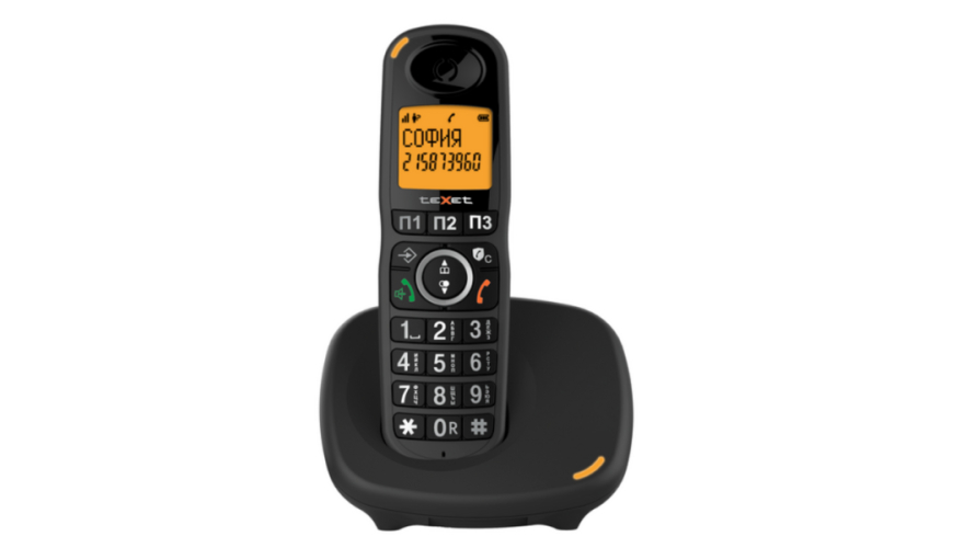 Радиотелефон Dect Texet TX-D8905A Black (Черный)