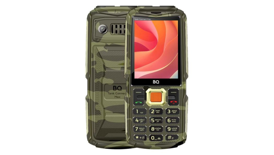 Мобильный телефон BQ 2830L Tank Connect Max Comouflage+Gold (Камуфляжный)