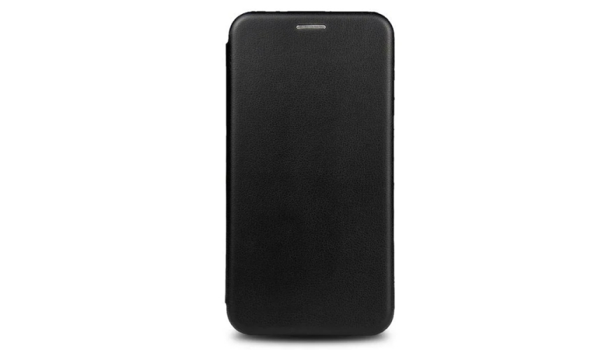 Чехол-книжка для Poco F7 Black (Черный) (боковая)